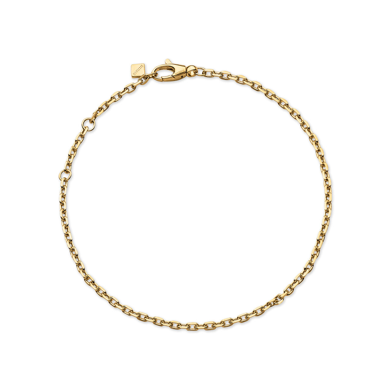 Birks Essentials Yellow Gold Diamond-Cut Chain Bracelet image number 0